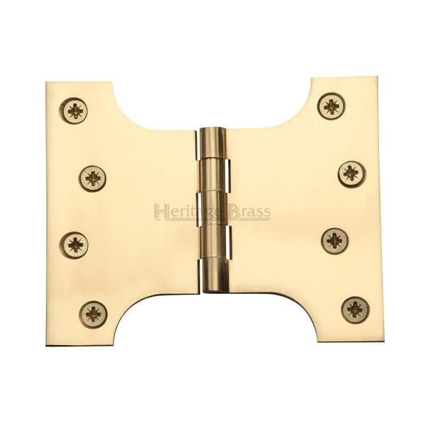 Heritage Brass Parliament Hinge Brass 4" x 3" x 5" Polished Brass finish - HG99-390-PB