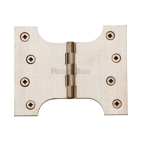 Heritage Brass Parliament Hinge Brass 4 x 3 x 5 Satin Nickel finish
 - HG99-390-SN