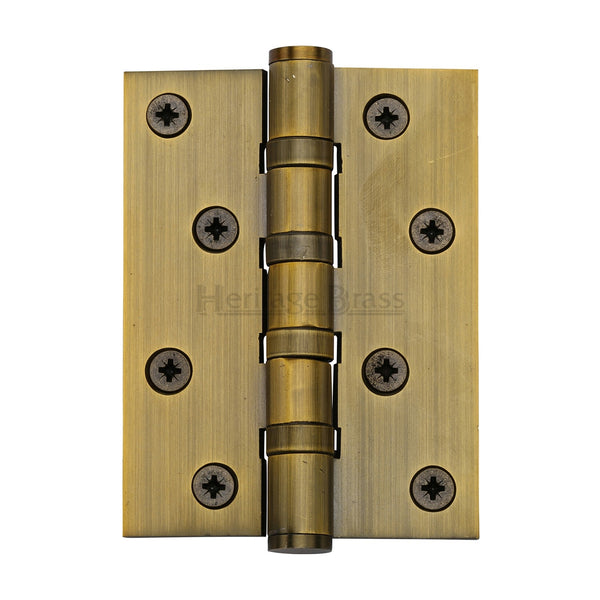 Heritage Brass Hinge Brass with Ball Bearing 4 x 3 Antique Finish
 - HG99-400-AT