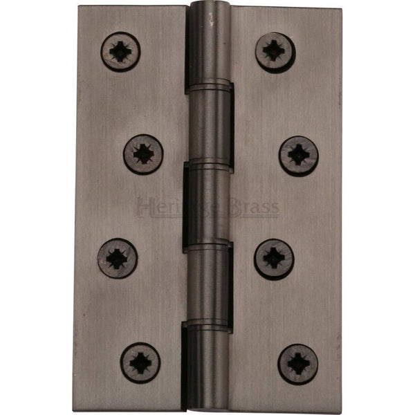 Heritage Brass Hinge Brass with Phosphor Washers 4"" x 2 5/8"" Matt Bronze finish - HG99-350-MB