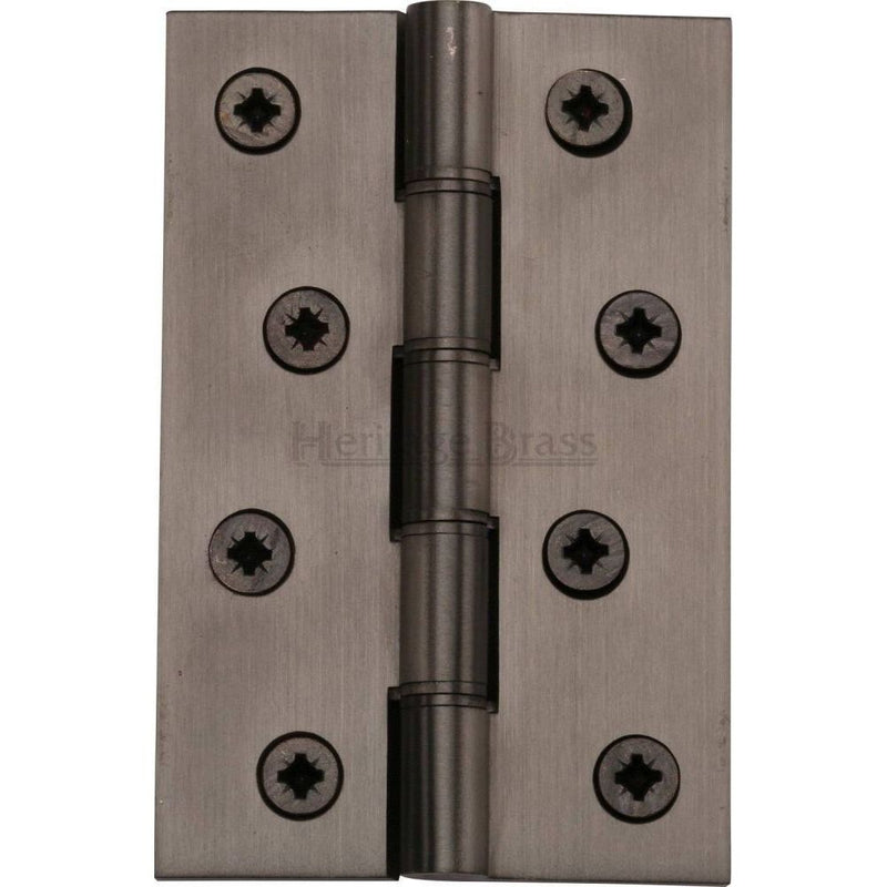 Heritage Brass Hinge Brass with Phosphor Washers 4"" x 2 5/8"" Matt Bronze finish - HG99-350-MB