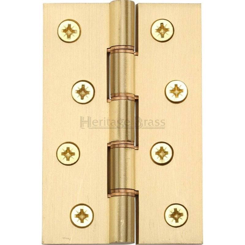 Heritage Brass Hinge Brass with Phosphor Washers 4"" x 2 5/8"" Satin Brass finish - HG99-350-SB