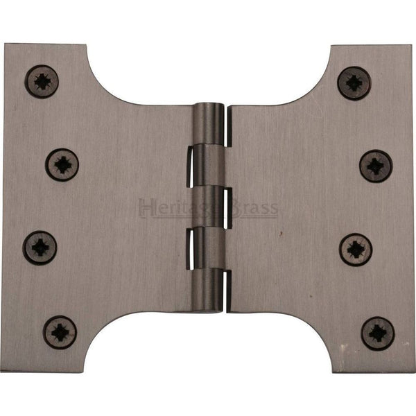 Heritage Brass Parliament Hinge Brass 4" x 2" x 4" Matt Bronze finish - HG99-385-MB