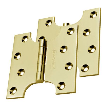 Eurospec - Parliament Hinge 102mm x 50mm x 102mm - Polished Brass - HIN2424PB - Choice Handles