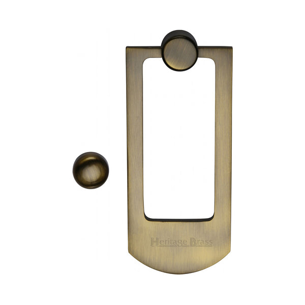 Heritage Brass Door Knocker Antique finish
 - K1320-AT - Choice Handles