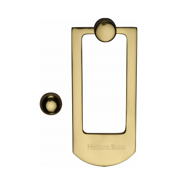 Heritage Brass Door Knocker Polished Brass finish
 - K1320-PB - Choice Handles