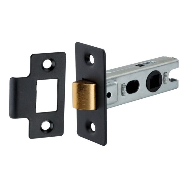 Spira Brass - 2.5" Eco Tubular Latch  - Matt Black - LAL0054BLK - Choice Handles