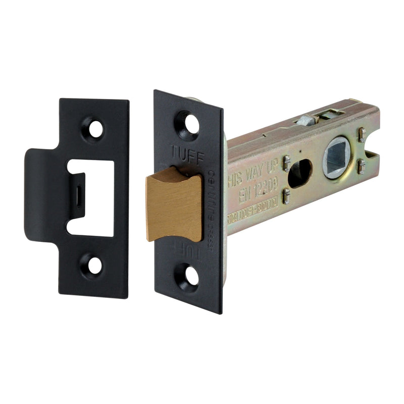 Spira Brass - 3" H/D Tubular Latch CE  - Matt Black - LAL0137BLK - Choice Handles