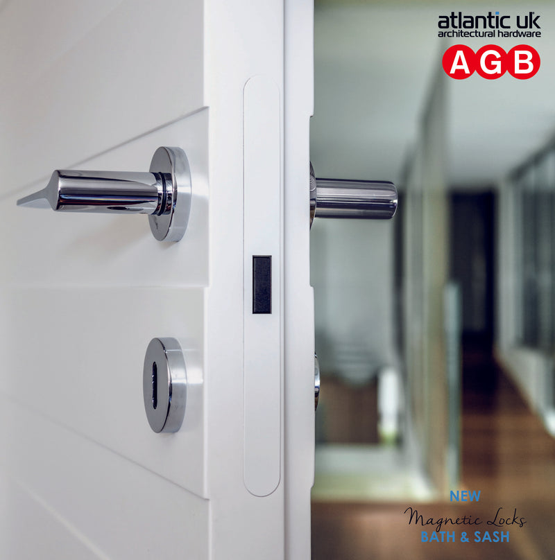 AGB Polaris 2XT Magnetic Bathroom Lock 50mm backset - Bronze - AGB2XTWCB