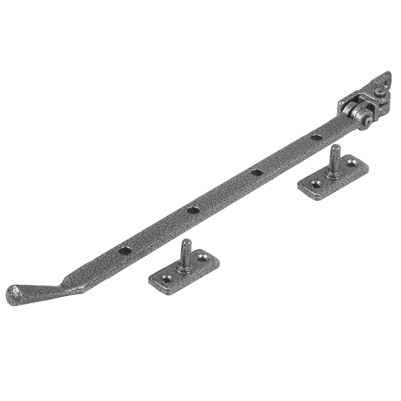 Stonebridge - Pastow Armor Coat ® Forged Steel Casement Stay (12" / 300mm) - NFS802 - Choice Handles