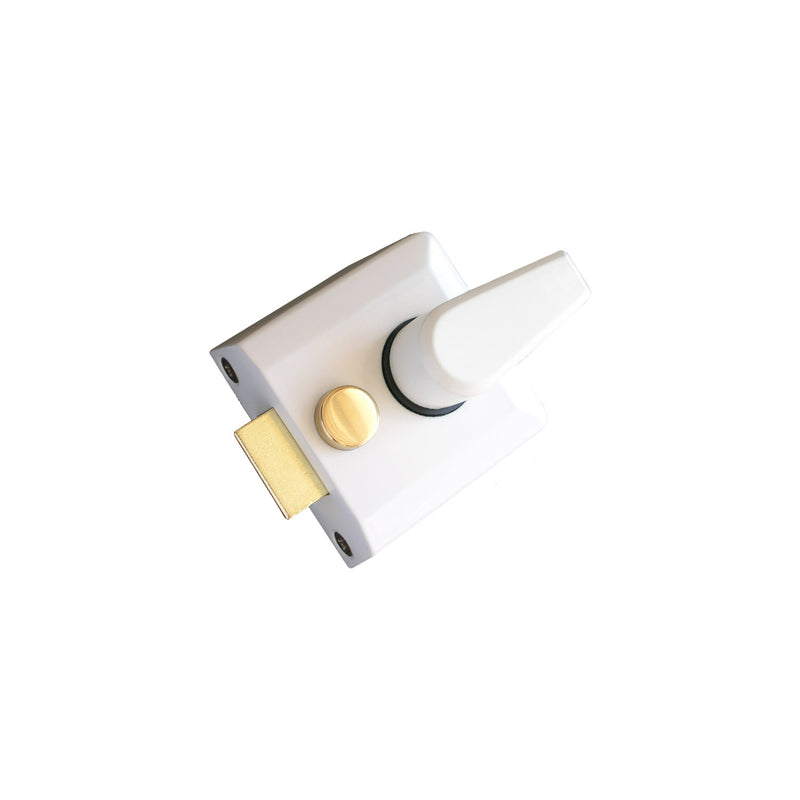 60mm Std. Nightlatch White Finish
 - NL3060-WH