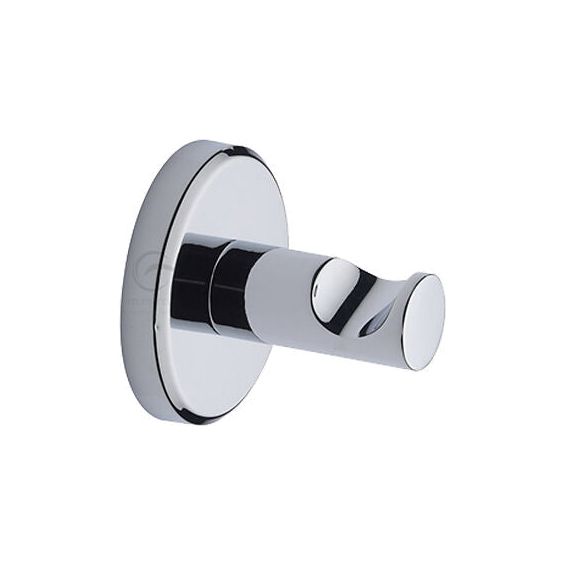 Oxford Wall Mounted Hook for Towels, Robes, Clothes and Coats. Polished Chrome finish - OXF-HOOK-PC - Choice Handles