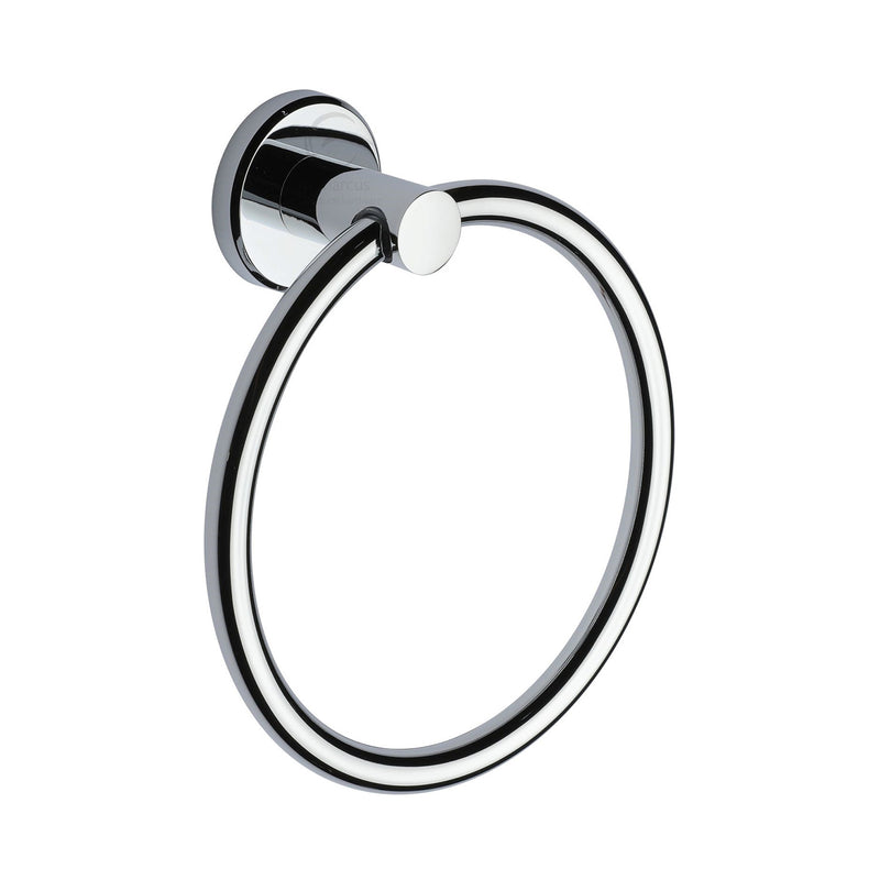 Oxford Wall Mounted Towel Ring, Towel Holder for Kitchen and Bathroom. Polished Chrome finish - OXF-RING-PC