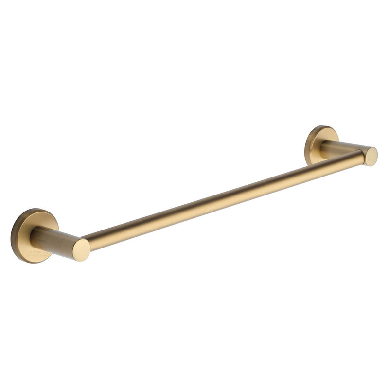 Oxford 45cm Towel Bar Rail. Wall Mounted for Bathroom and Kitchen. Satin Brass Finish - OXF-TOWEL-45-SB