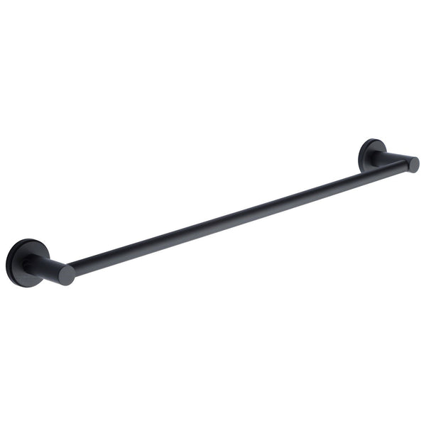 Oxford 60cm Towel Bar Rail. Wall Mounted for Bathroom and Kitchen. Black Finish
 - OXF-TOWEL-60-BL