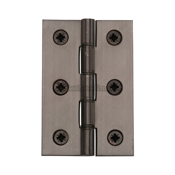 Heritage Brass Hinge Brass with Double&Natural Brasssp;Phosphor Washers 3 x 2 Matt Bronze finish
 - PR88-400-MB