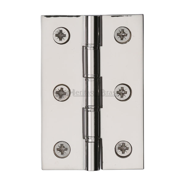 Heritage Brass Hinge Brass with Double&Natural Brasssp;Phosphor Washers 3 x 2 Polished Nickel finish
 - PR88-400-PNF