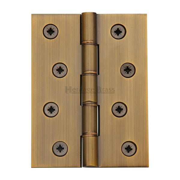 Heritage Brass Hinge Brass with Double Phosphor Washers 4 x 3 Antique finish
 - PR88-410-AT