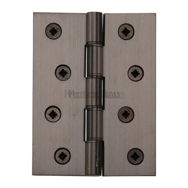 Heritage Brass Hinge Brass with Double Phosphor Washers 4 x 3 Matt Bronze Finish
 - PR88-410-MB