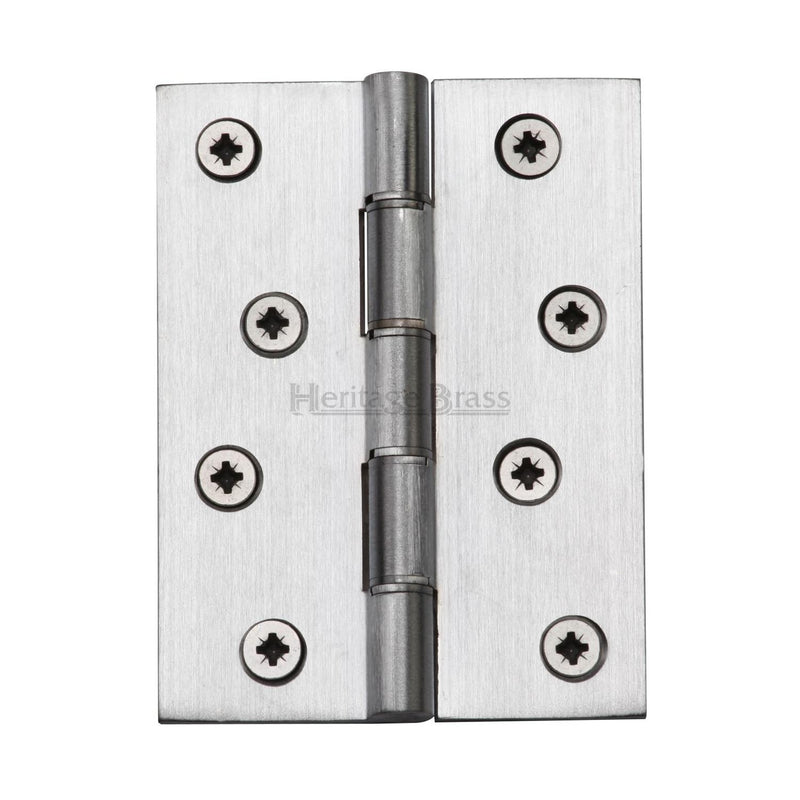 Heritage Brass Hinge Brass with Double Phosphor Washers 4 x 3 Satin Chrome finish
 - PR88-410-SC