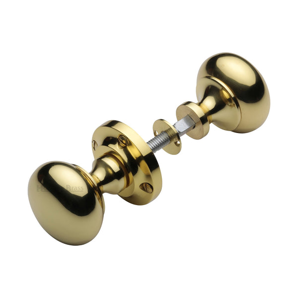 Heritage Brass Victoria Rim Knob Polished Brass finish&nbsp;(Suitable with Rim Locks only)
 - RIM V980-PB - Choice Handles