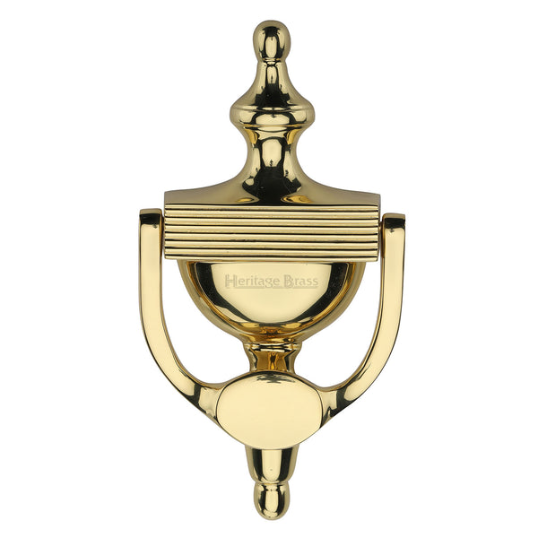 Heritage Brass Urn Knocker 7 1/4" Polished Brass finish - RR912 195-PB - Choice Handles