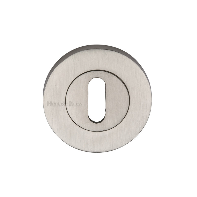 Heritage Brass Key Escutcheon Satin Nickel finish - RS2000-SN - Choice Handles