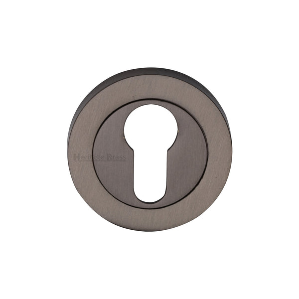 Heritage Brass Euro Profile Cylinder Escutcheon Matt Bronze finish
 - RS2004-MB - Choice Handles