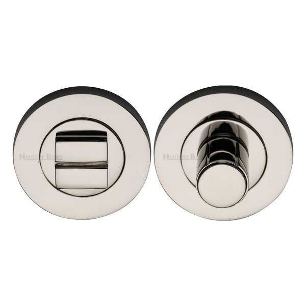 Heritage Brass Thumbturn & Emergency Release Polished Nickel finish - RS2030-PNF - Choice Handles