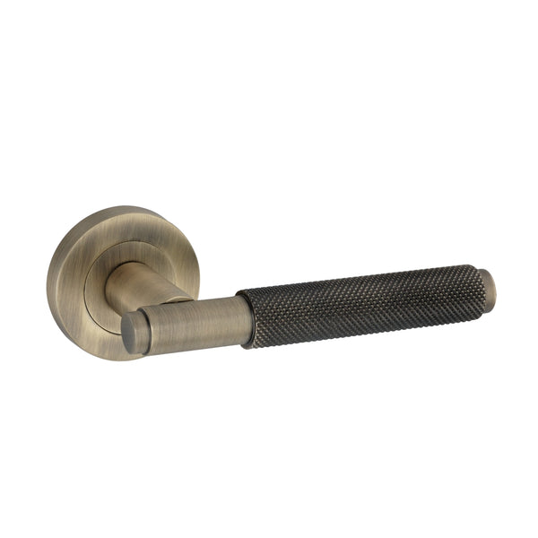 Spira Brass - Connaught Lever on Rose  - Matt Antique - SB1309MANT - Choice Handles