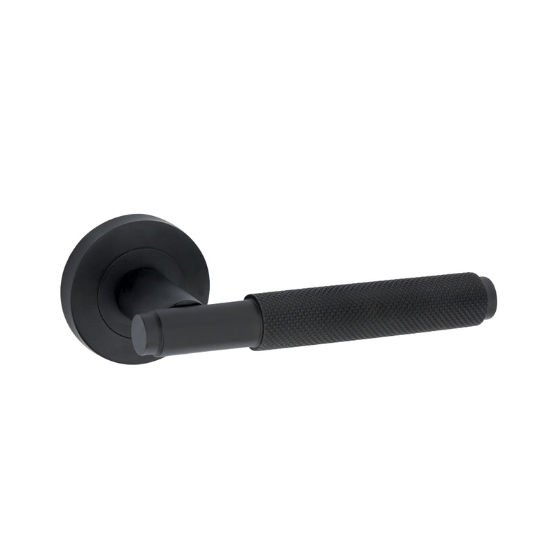 Spira Brass - Connaught Lever on Rose  - Matt Black - SB1309BLK - Choice Handles