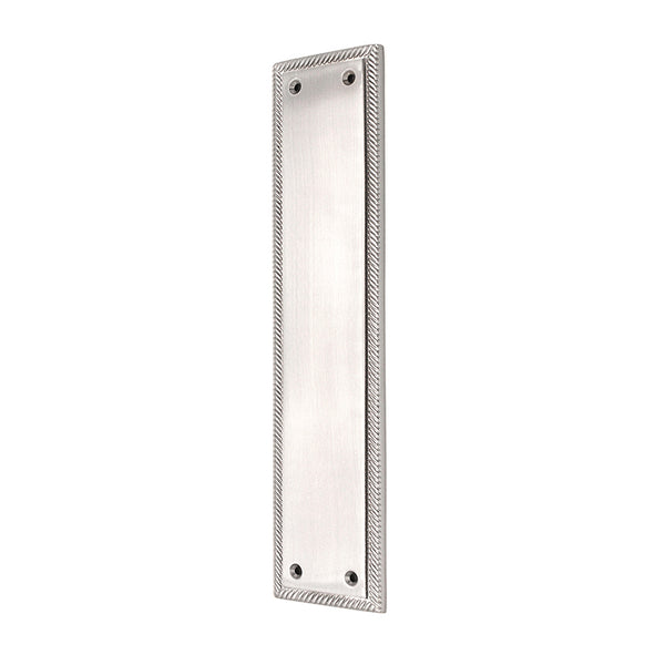 Spira Brass - Georgian Finger Plate 285mm  - Polished Chrome - SB2213PC - Choice Handles