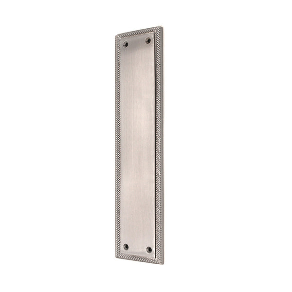 Spira Brass - Georgian Finger Plate 285mm  - Satin Chrome - SB2213SC - Choice Handles