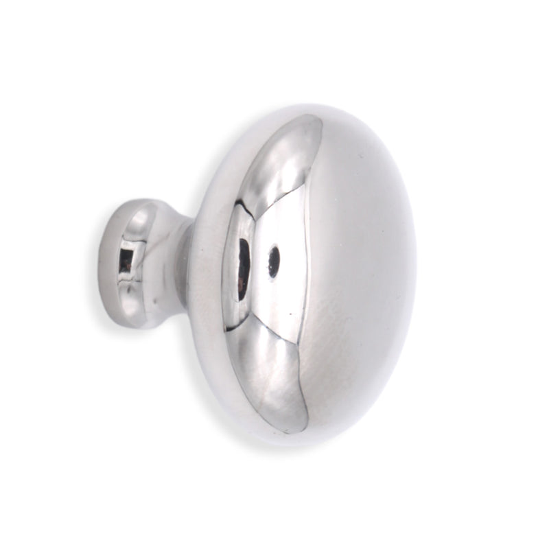 Spira Brass - Mushroom 38mm Cupboard Knob  - Polished Nickel - SB2331PN - Choice Handles