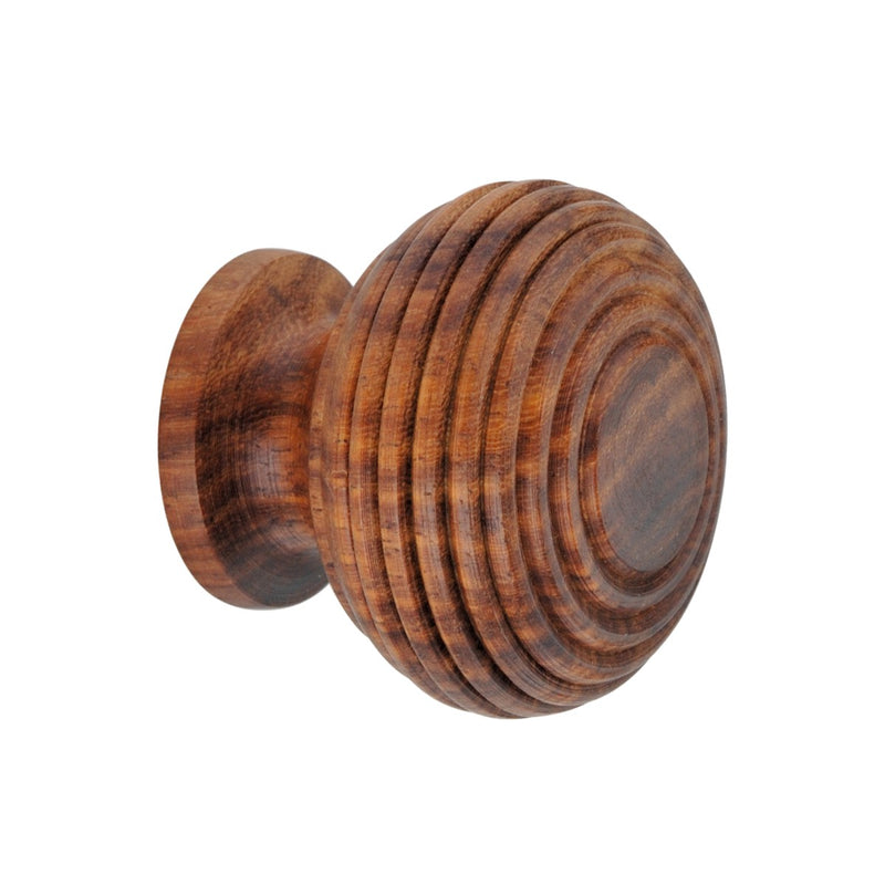 Spira Brass - Beehive Large Cupboard Knob - Rosewood - SB2340S - Choice Handles