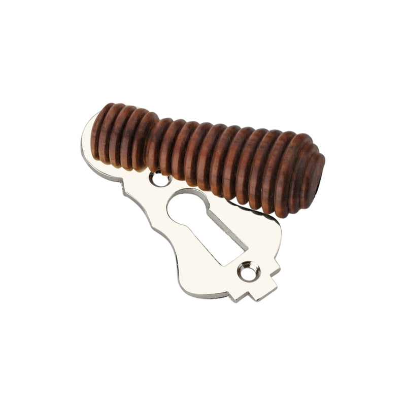 Spira Brass - Rosewood Beehive Escutcheon  - Polished Nickel - SB3112PN - Choice Handles