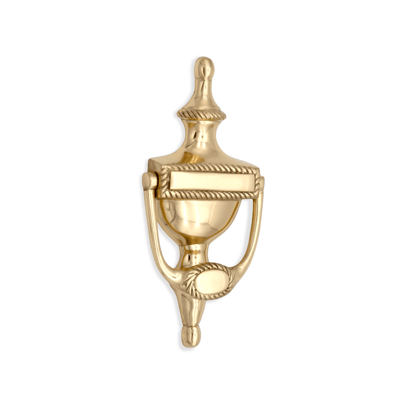 Spira Brass - Georgian Door Knocker 150mm  - Polished Brass - SB4105PB - Choice Handles