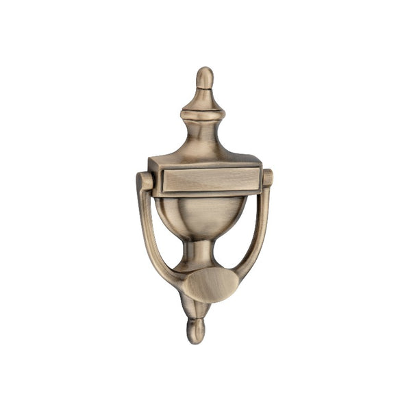 Spira Brass - Victorian Door Knocker 150mm  - Antique Brass - SB4106ANT - Choice Handles