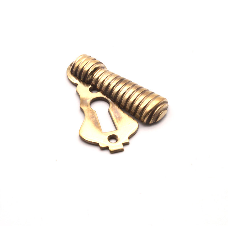 Spira Brass - Beehive Escutcheon  - Aged Brass - SB3101AB - Choice Handles