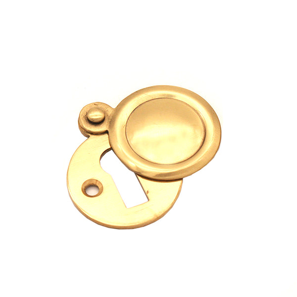 Spira Brass - Victorian Key hole Covered  - Polished Brass - SB3110PB - Choice Handles