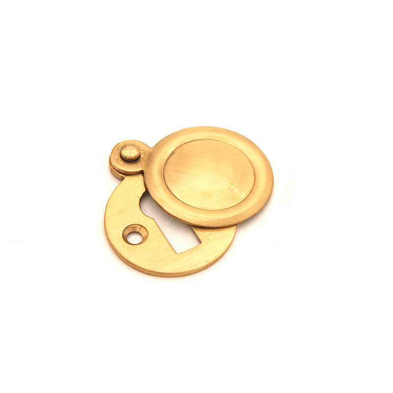 Spira Brass - Victorian Key hole Covered  - Satin Brass - SB3110SB - Choice Handles