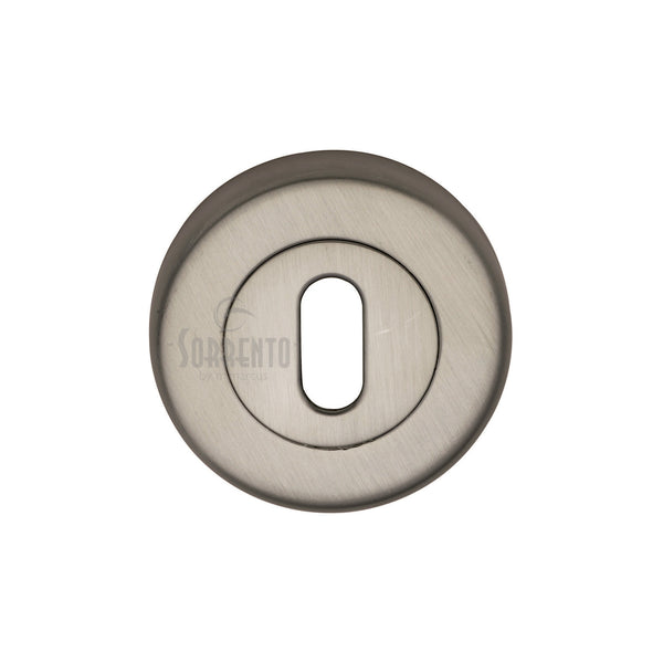 Sorrento Keyhole Escutcheon Satin Nickel finish - SC-0191-SN - Choice Handles