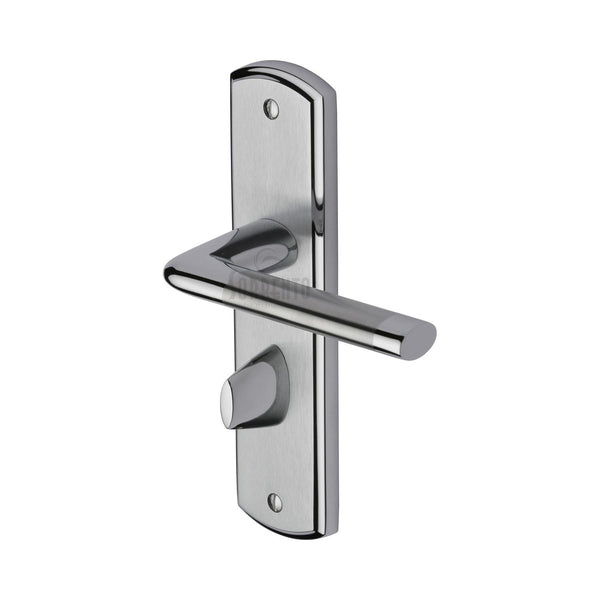 Sorrento Door Handle for Bathroom Lena Design Apollo finish - SC-2330-AP - Choice Handles