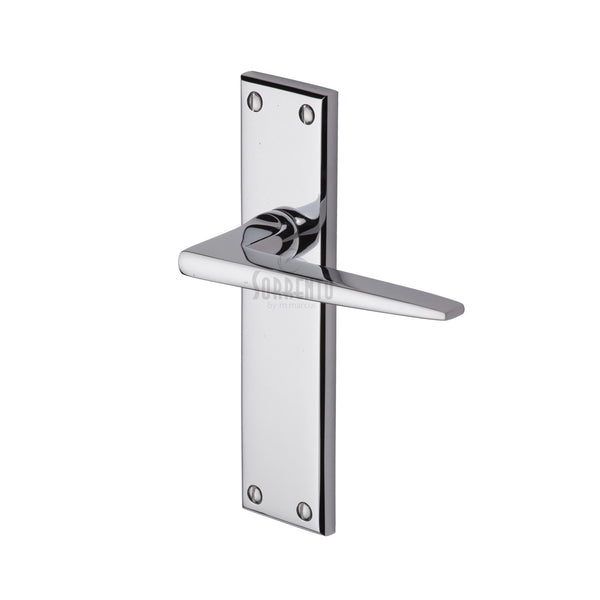 Sorrento Door Handle Lever Latch Swift Design Polished Chrome finish - SC-3410-PC - Choice Handles