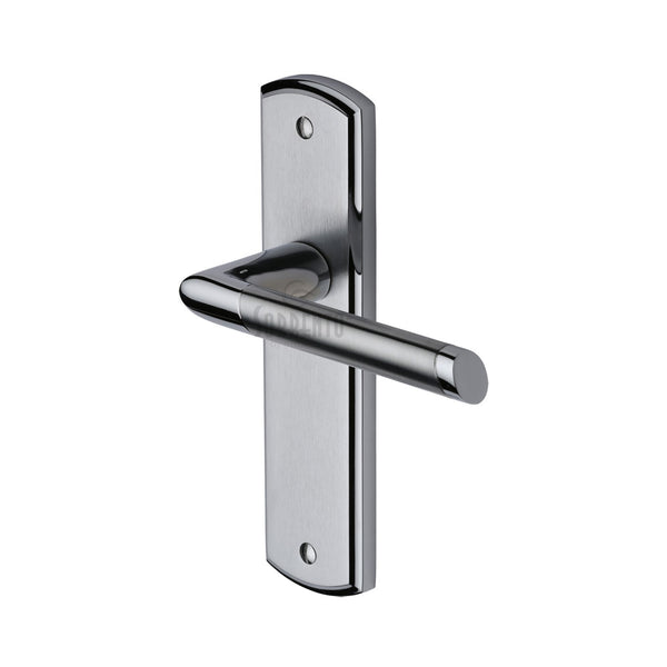 Sorrento Door Handle Lever Latch Mercury Design Apollo finish - SC-3510-AP - Choice Handles