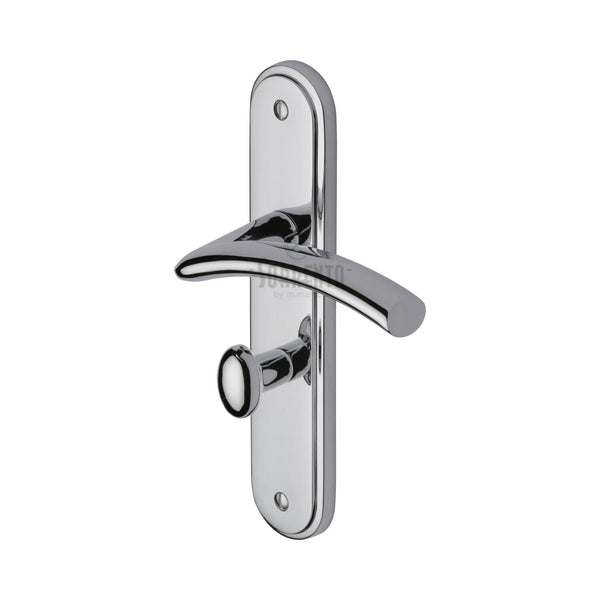 Sorrento Door Handle for Bathroom Tosca Design Polished Chrome finish - SC-4330-PC - Choice Handles