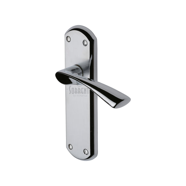 Sorrento Door Handle Lever Latch Atlanta Design Apollo finish - SC-7610-AP - Choice Handles