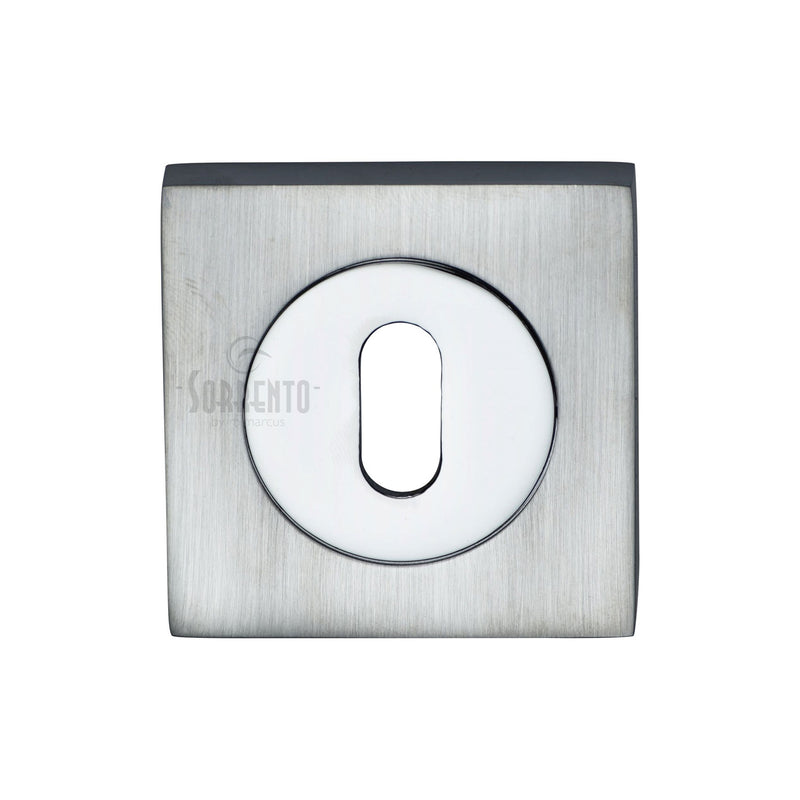 Sorrento Keyhole Escutcheon Square Apollo finish
 - SC-SQ0191-AP - Choice Handles