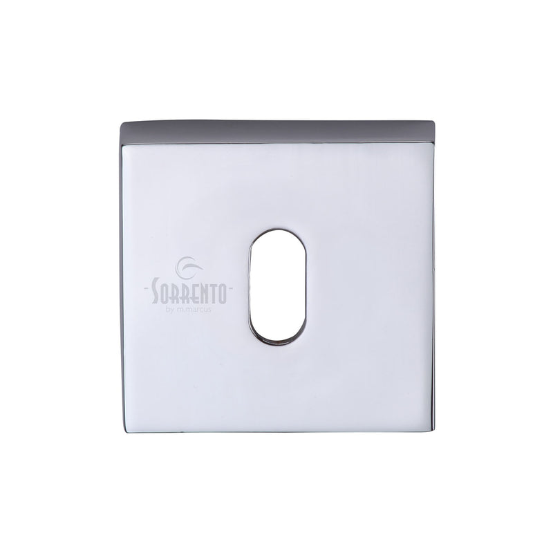 Sorrento Concealed Square Keyhole Escutcheon Polished Chrome finish
 - SC-SQ5002-PC - Choice Handles