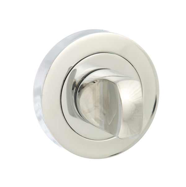 Senza Pari WC Turn and Release on Round Rose - Polished Chrome - SPMWCCP